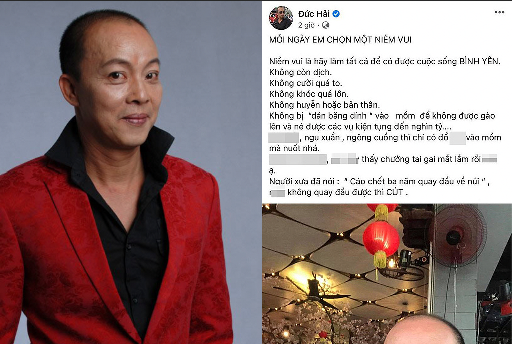 Đức Hải tiết lộ về vụ chửi tục: Facebook không bị hack, tôi bị tống tiền - 1