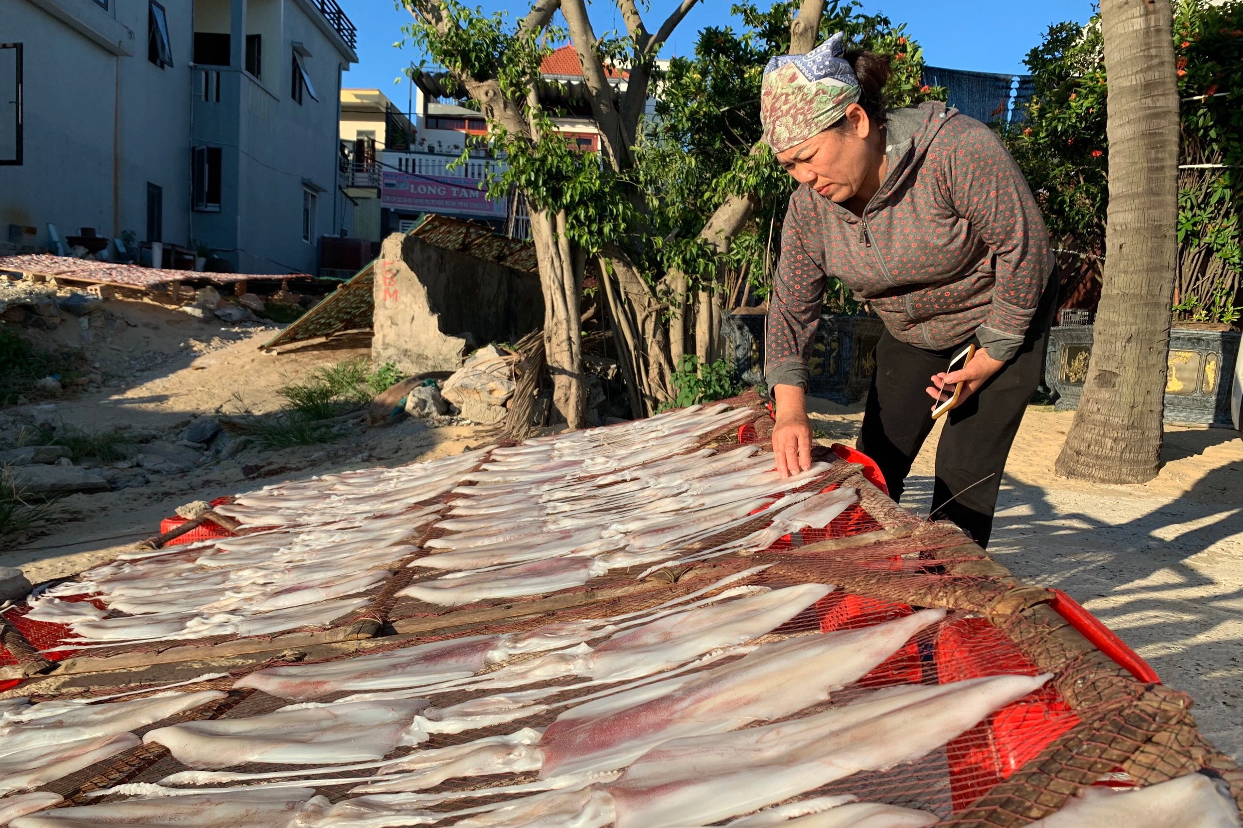 Làm giàu từ hải sản khô, người phụ nữ làng biển thu lãi 2 tỷ đồng mỗi năm - 4