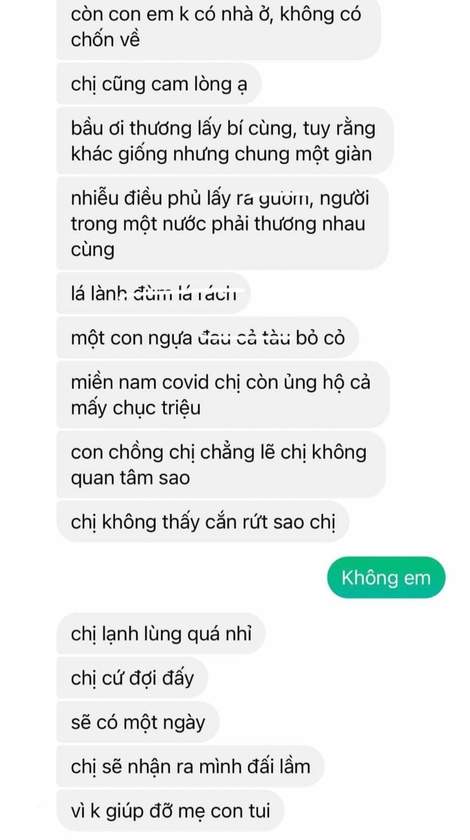 Bồ mặt dày nhắn tin xin vợ cũ của tình nhân căn nhà 2 tỷ - 3