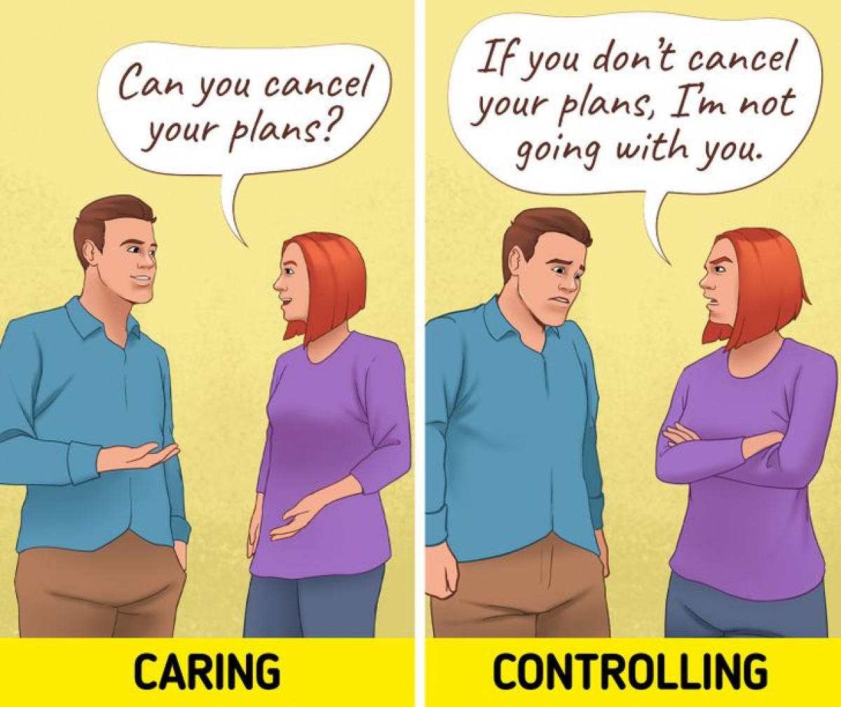 Ranh giới giữa quan tâm và kiểm soát trong một mối quan hệ - 1