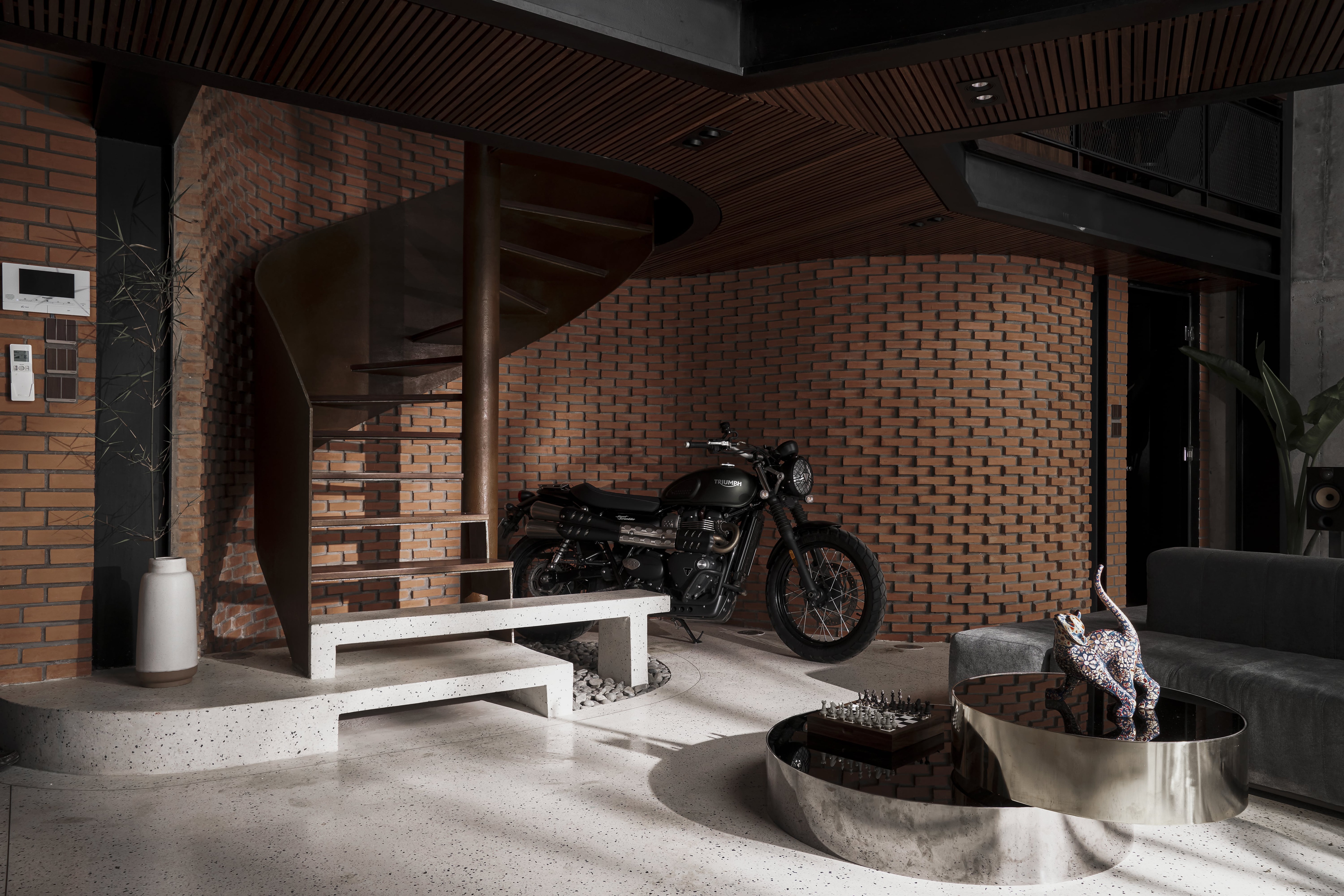 Căn penthouse ven Hà Nội gây choáng với vẻ hầm hố, đậm chất nghệ sĩ - 6