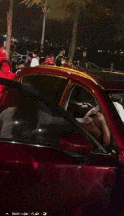 Công an giải tán vụ người phụ nữ chặn ô tô đánh ghen ở Hồ Tây - 2