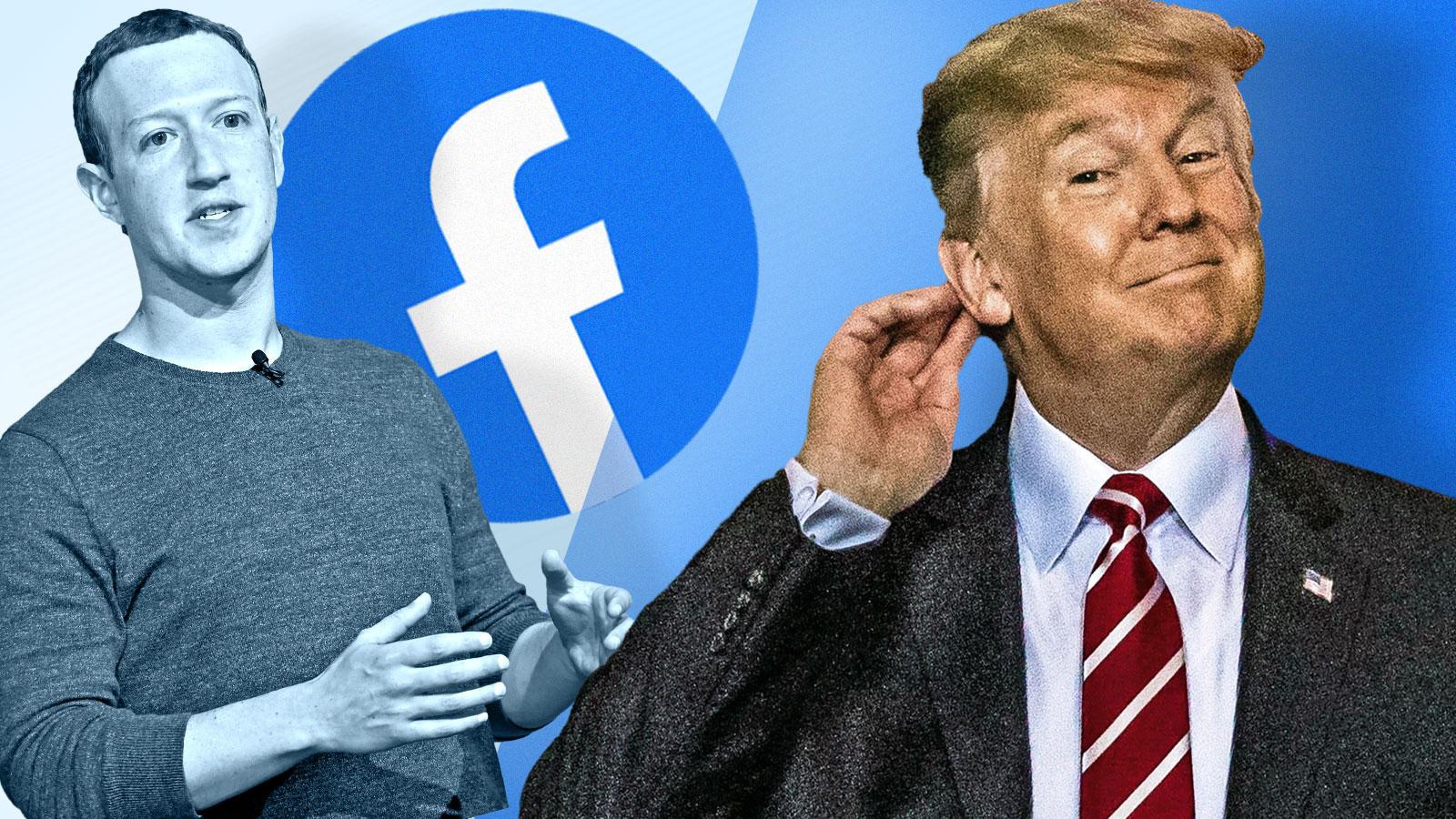 Mối quan hệ giữa ông Trump và Mark Zuckerberg đã trở nên tồi tệ sau khi Facebook 
