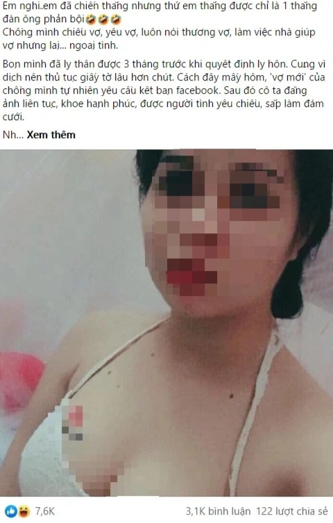 Giật được chồng tiểu tam đắc ý, chính thất đăng đàn tỏ rõ thắng thua - 1