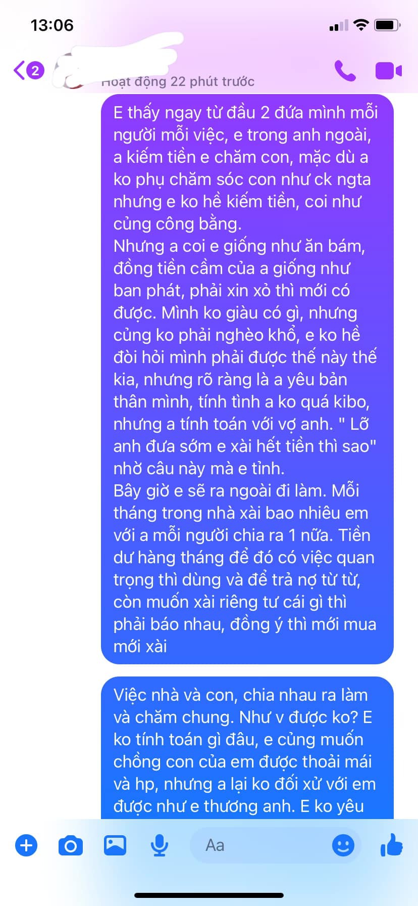 Chồng thu nhập tháng hơn trăm triệu đồng, đưa vợ được 2 triệu còn sợ... phí - 2