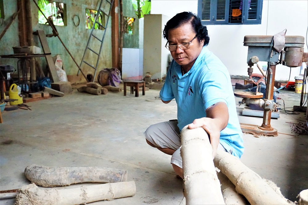 Đồ dùng độc nhất vô nhị từ gốc tre của người đàn ông một tay - 6