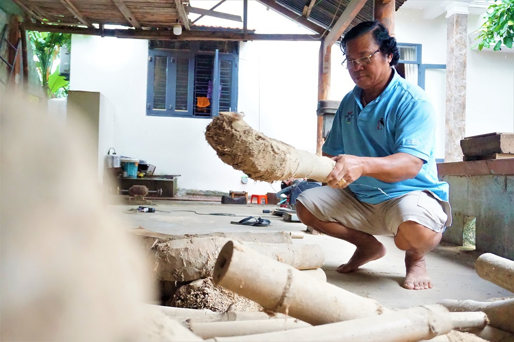 Đồ dùng độc nhất vô nhị từ gốc tre của người đàn ông một tay - 8