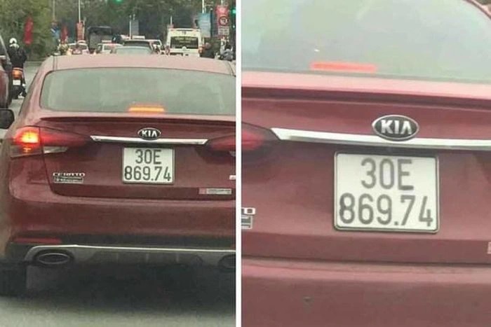 Hình ảnh xe sang dán băng keo làm sai lệch biển số gây xôn xao dân mạng - 4