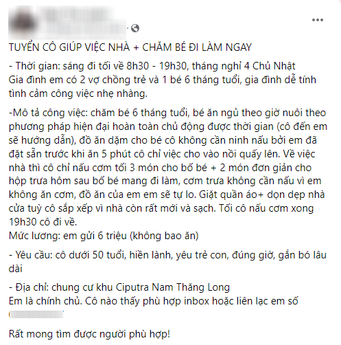 Giúp việc bỏ về quê vì sợ dịch, nhiều gia đình ở Hà Nội 