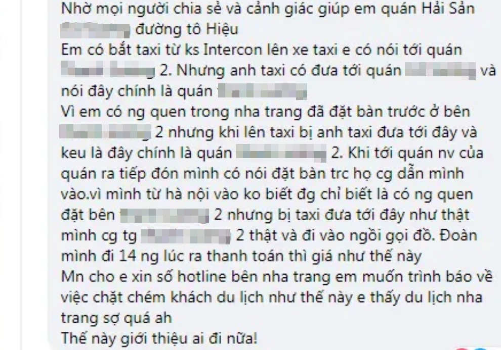 42 triệu đồng cho 22 người ăn hải sản ở Nha Trang, liệu có 