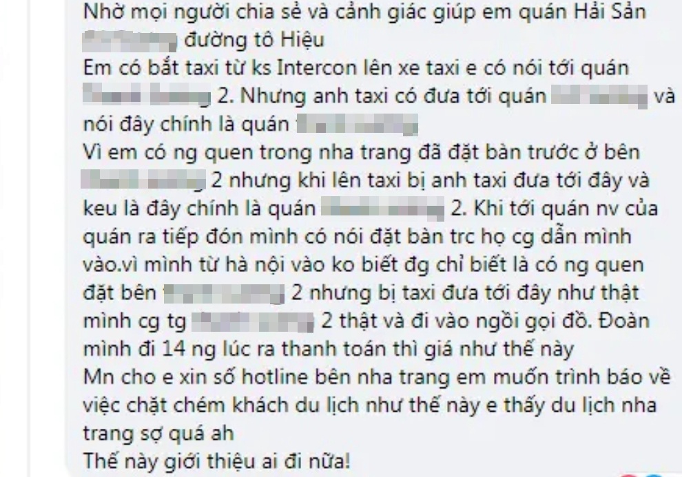 42 triệu đồng cho 22 người ăn hải sản ở Nha Trang, liệu có