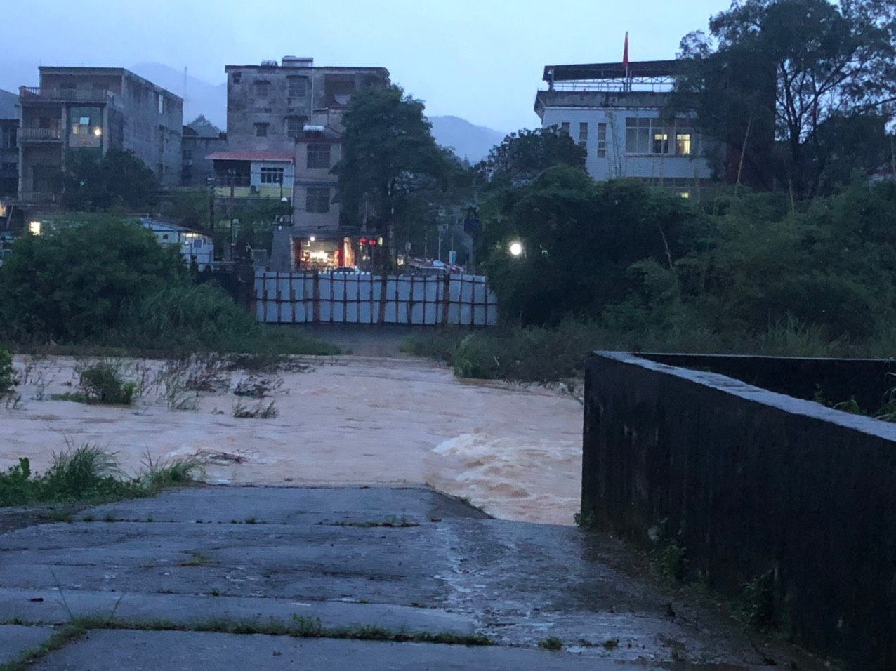 Bão Maon quật đổ cây xanh ở Quảng Ninh, Hải Phòng ngập nhiều tuyến phố - 1