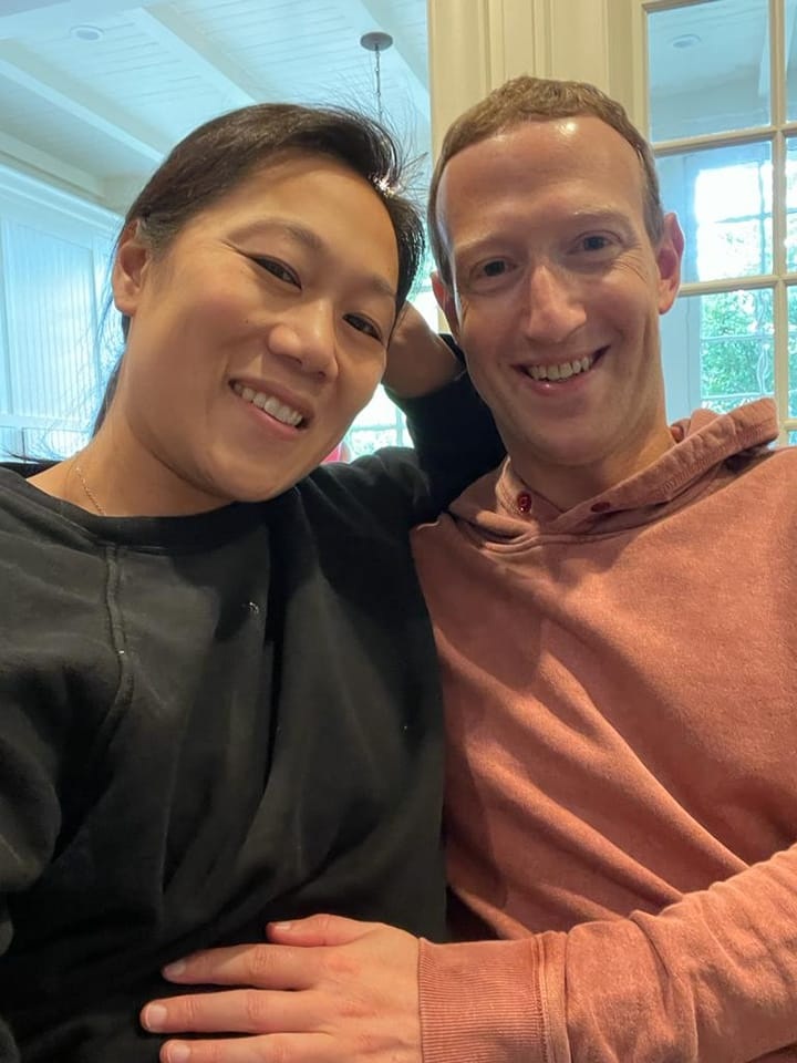 Mark Zuckerberg và vợ hạnh phúc khi chuẩn bị đón chào con gái thứ 3 (Ảnh: Mark Zuckerberg).
