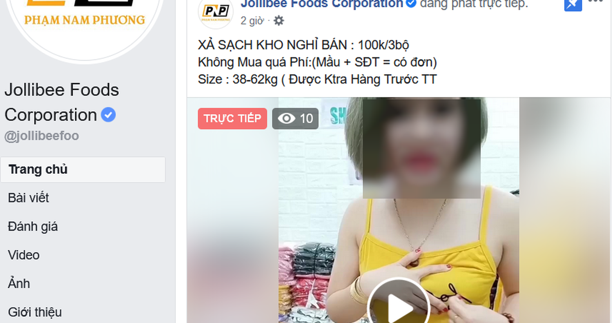 Nhiều trang Facebook có tích xanh bị hacker Việt chiếm đoạt bán hàng online