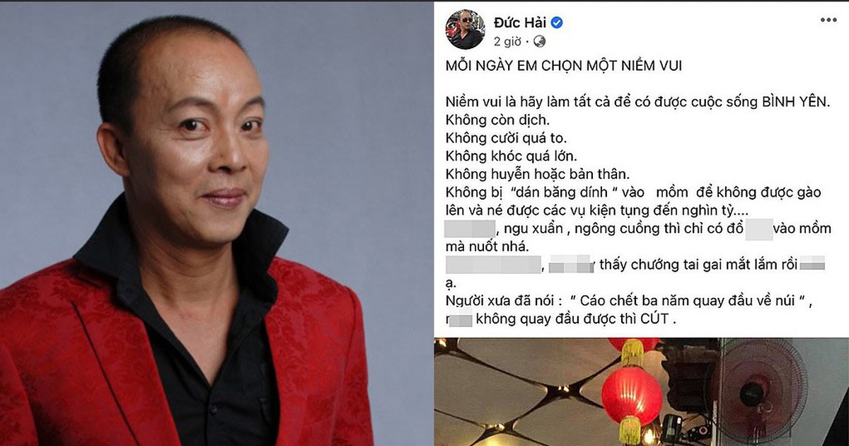 NSƯT Đức Hải nói gì về phát ngôn thô tục trên mạng xã hội?