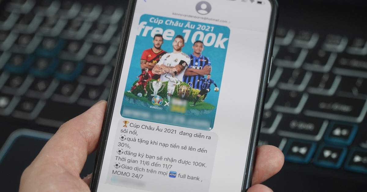 Quảng cáo cá độ bóng đá mùa Euro