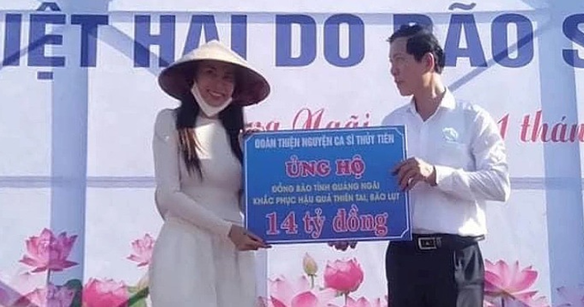 Quảng Ngãi lên tiếng xác nhận ca sĩ Thủy Tiên hỗ trợ người dân 14 tỷ đồng