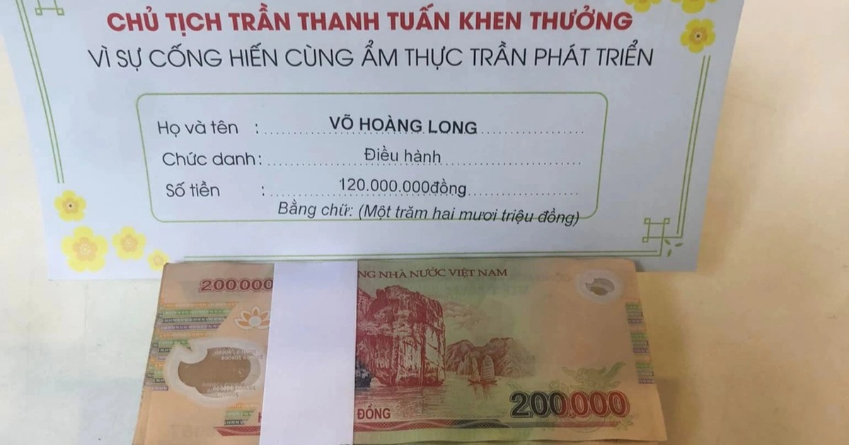 Thực hư chuyện công ty ẩm thực thưởng Tết nhân viên cả trăm triệu