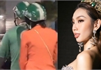 Vì sao mẹ Hoa hậu Thùy Tiên lủi thủi đi xe ôm về một mình?