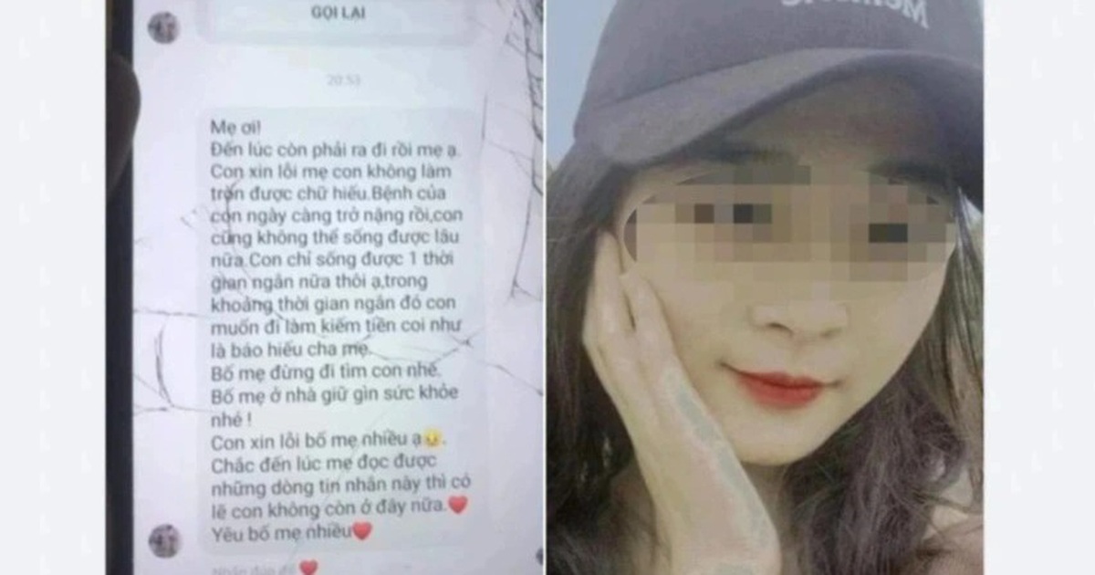 Nữ sinh mất tích bí ẩn và dòng tin nhắn đọc rơi nước mắt