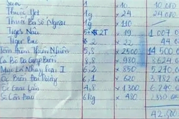 42 triệu đồng cho 22 người ăn hải sản ở Nha Trang, liệu có "chặt chém"?