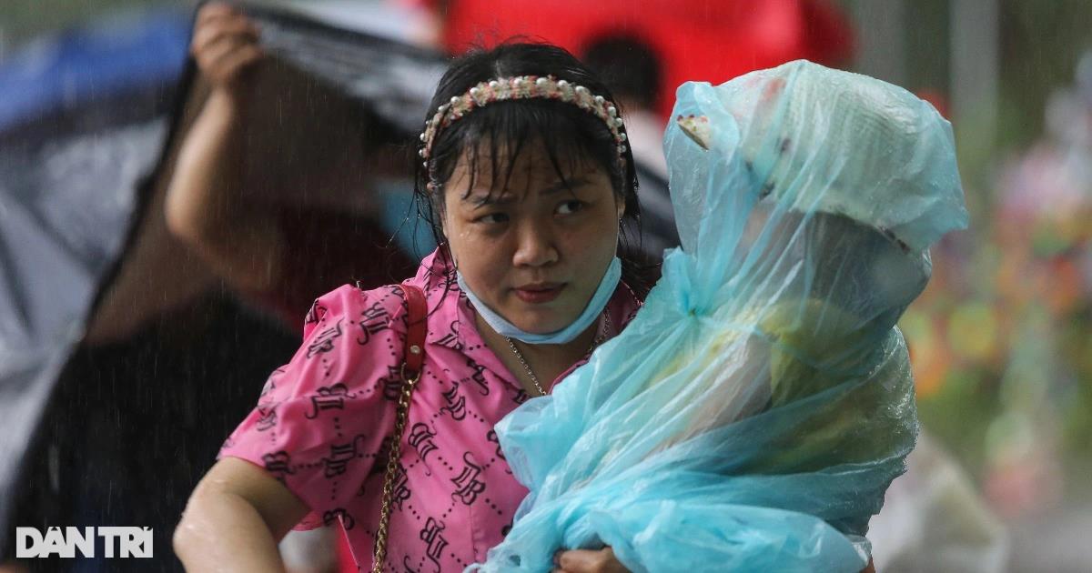 Hàng nghìn du khách dầm mưa vui chơi dịp lễ tại Thảo Cầm Viên TPHCM