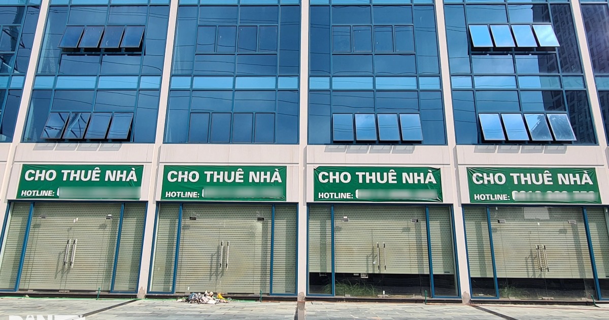 Cận cảnh shophouse giá triệu đô tại Hà Nội chật vật tìm khách thuê