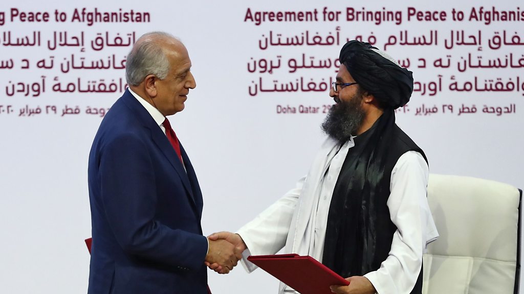 Afghan conflict: US and Taliban sign deal to end 18-year war