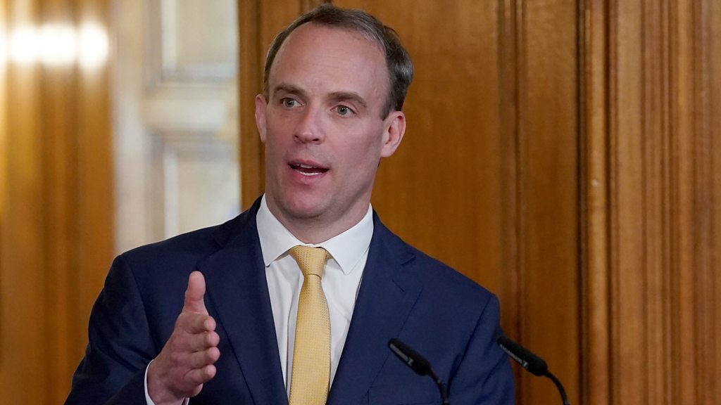 Coronavirus: Raab 'confident' UK prime minister will recover from illness