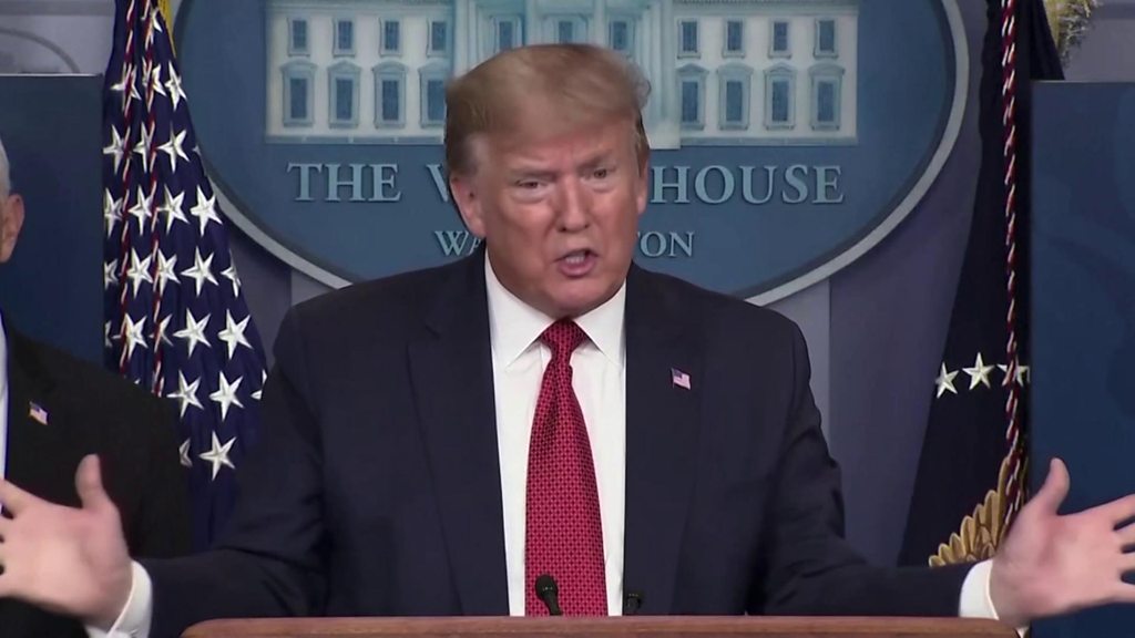 Coronavirus: Trump unveils plan to reopen states in phases