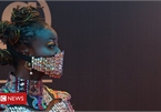 Coronavirus: Nigerian celebrities wear blinged-up masks