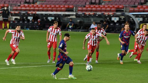 Lionel Messi: Barcelona forward scores 700th goal in draw with Atletico Madrid