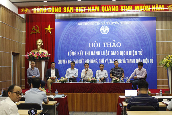 Sửa đổi Luật Giao dịch điện tử cần đáp ứng nhu cầu phát triển Chính phủ điện tử