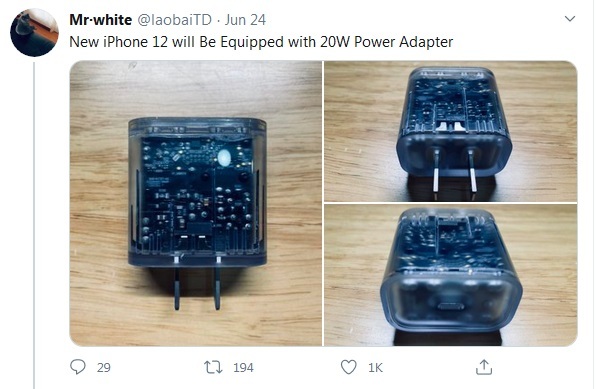 iPhone 12 sẽ được tặng kèm sạc nhanh