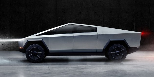 Hình dáng kỳ dị của xe bán tải chống đạn Tesla Cybertruck