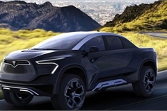 Teslaphát Cuồng Với Mini Tesla Cybertruck Kéo được Cả Suv