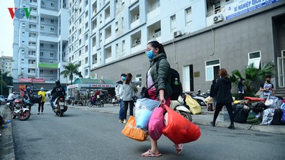 Hanoi student dormitories transformed into isolation areas