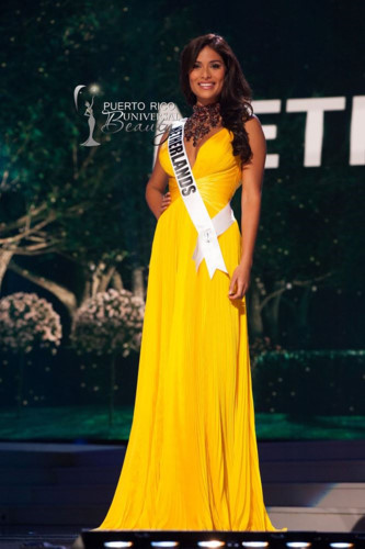 yellow evening gown worn by h’hen nie wins miss universe award hinh 6