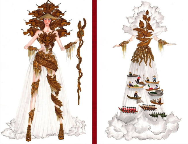 popular national costume entries revealed for hoang thuy’s miss universe show hinh 7