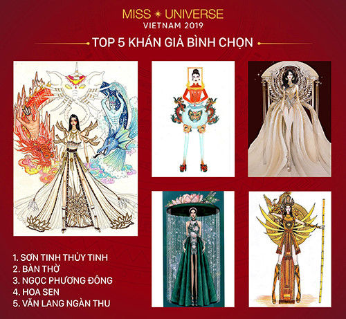 top 30 national costume entries unveiled to hoang thuy hinh 12