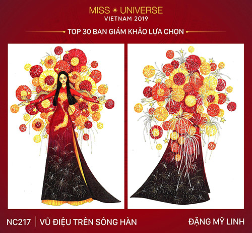 top 30 national costume entries unveiled to hoang thuy hinh 2