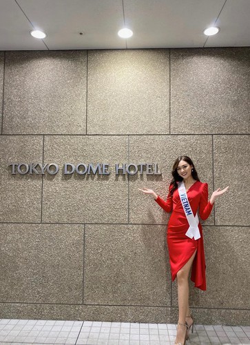 tuong san participates in busy opening days at miss international 2019 hinh 1