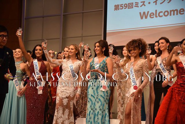 miss international contestants attend welcome party hinh 15