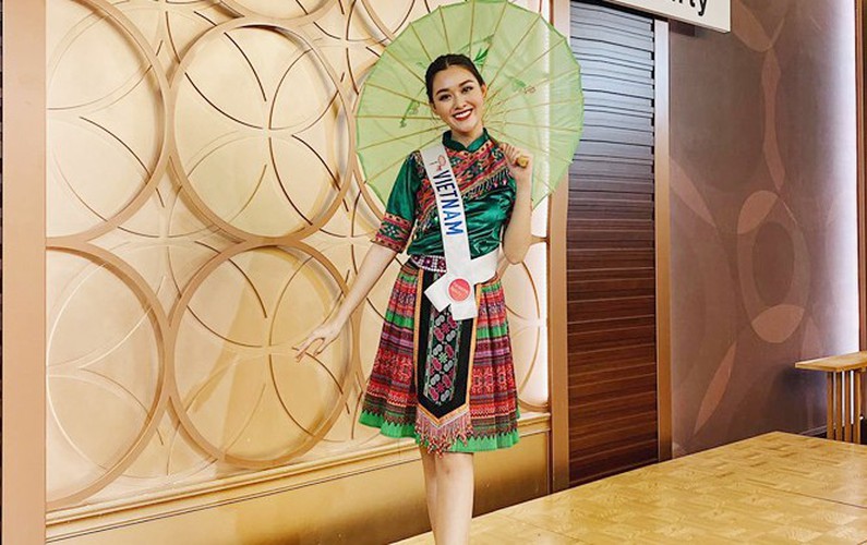 tuong san competes in talent segment at miss international hinh 1