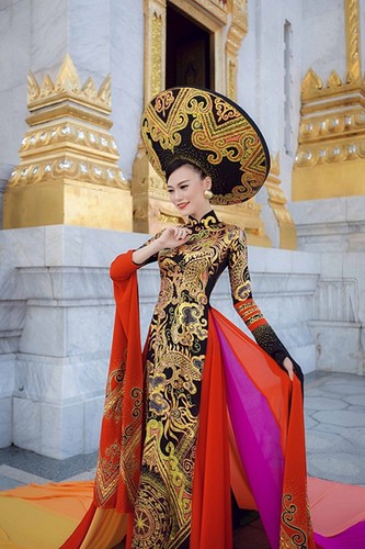 vietnamese beauties enjoying national costume wins at global pageants hinh 3