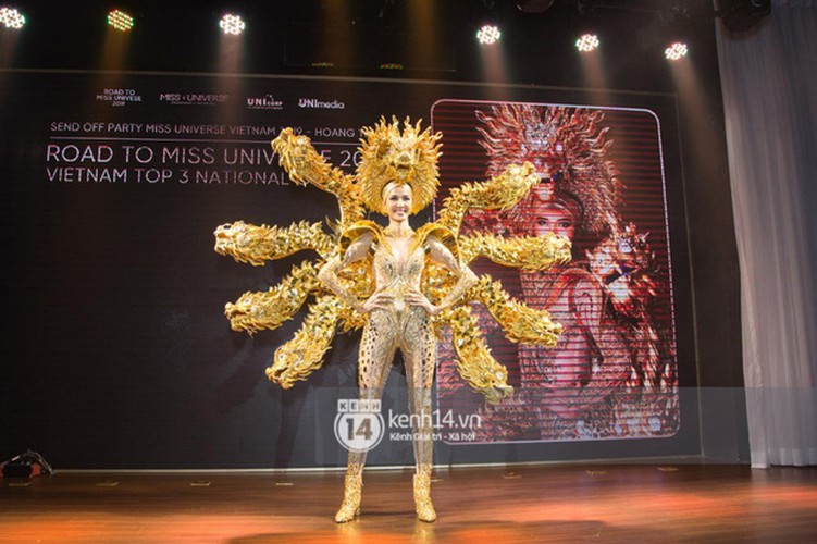 hoang thuy announces national costume choice for miss universe 2019 hinh 10