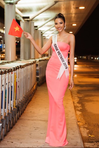 hoang thuy finishes among the top 20 of miss universe 2019 hinh 1