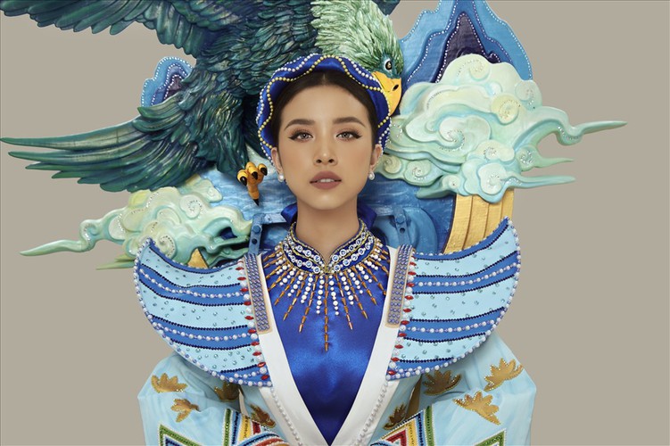 thuy an reveals national costume for miss intercontinental 2019 hinh 6