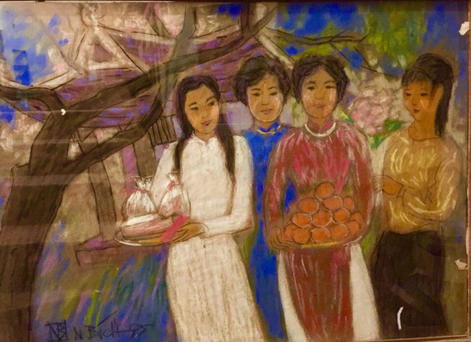 exhibition to honour the beauty of traditional ao dai held in hanoi hinh 10
