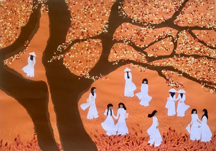 exhibition to honour the beauty of traditional ao dai held in hanoi hinh 6